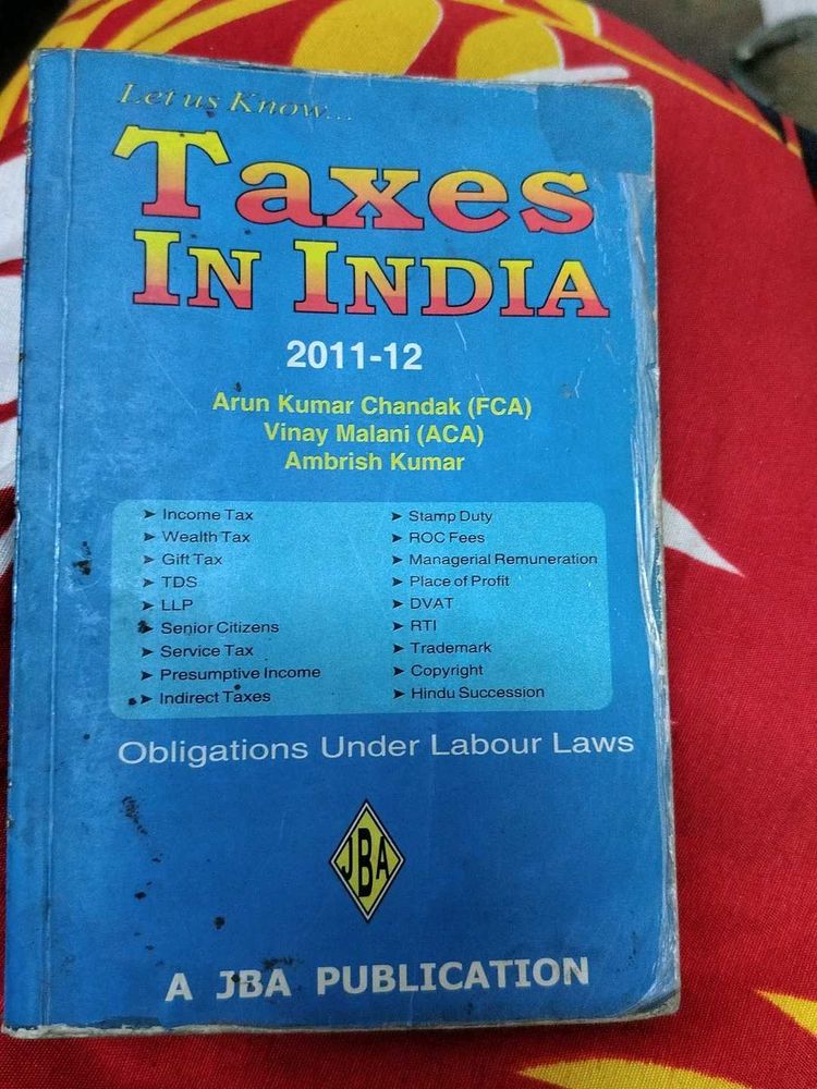 taxes of in india