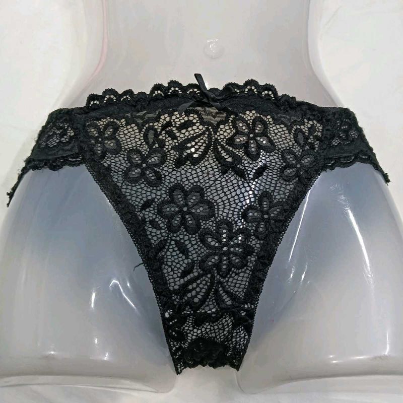 🪔 Black Lace Briefs