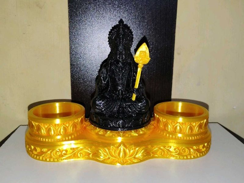 Decorative God Statue with Holders