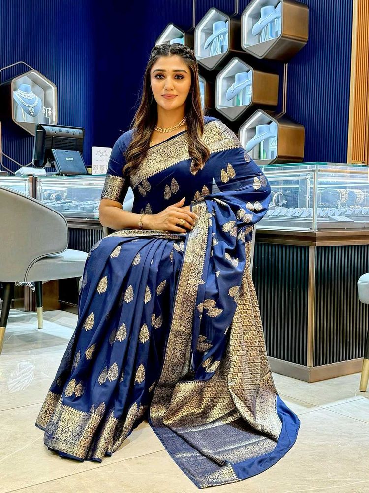 Banarasi soft silk sarees for wedding