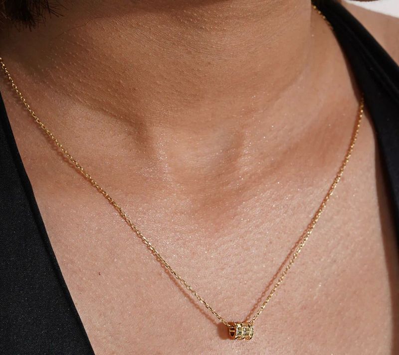 Rose Gold Chain Necklace with Pendant