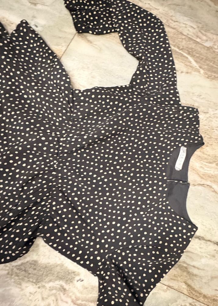 Chic Polka Dot Maxi Dress