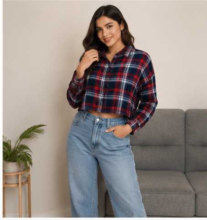 video croped shirt for women