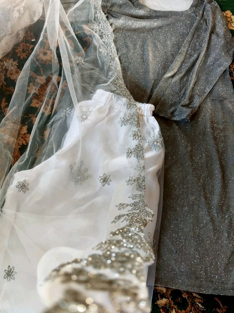 Sparkly Silver Party Outfit