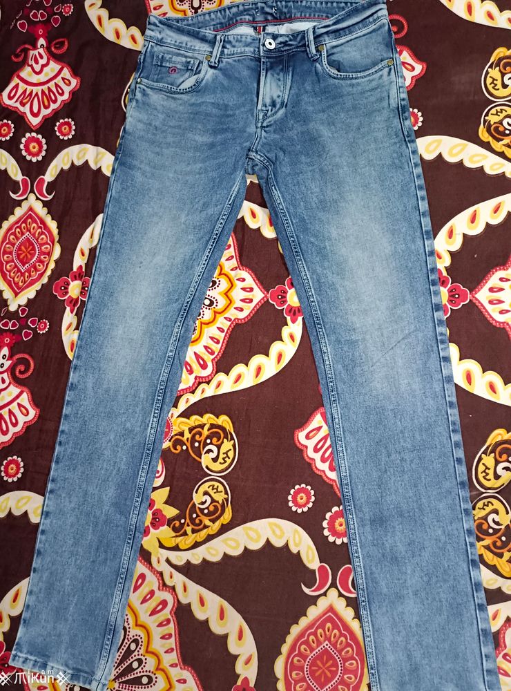 Integriti Stone Slim Fit Solid Jeans for Men's