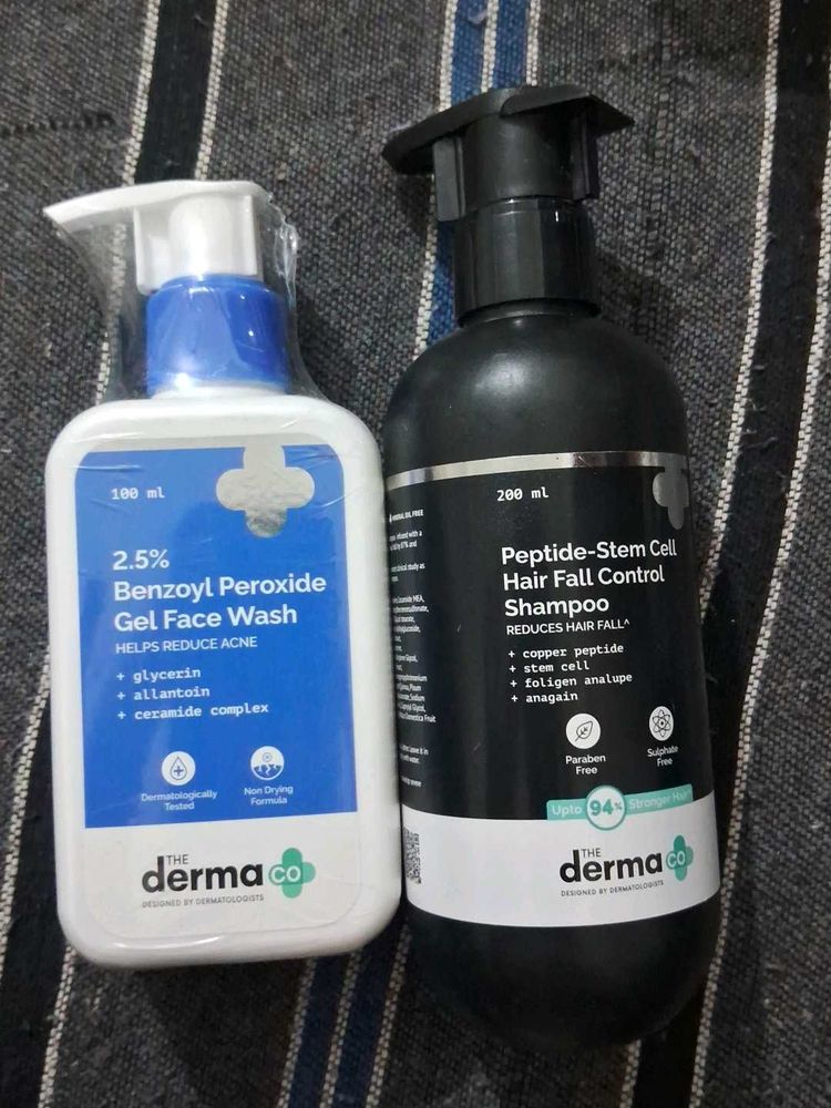 The Derma Co Face Wash &amp; Shampoo Combo