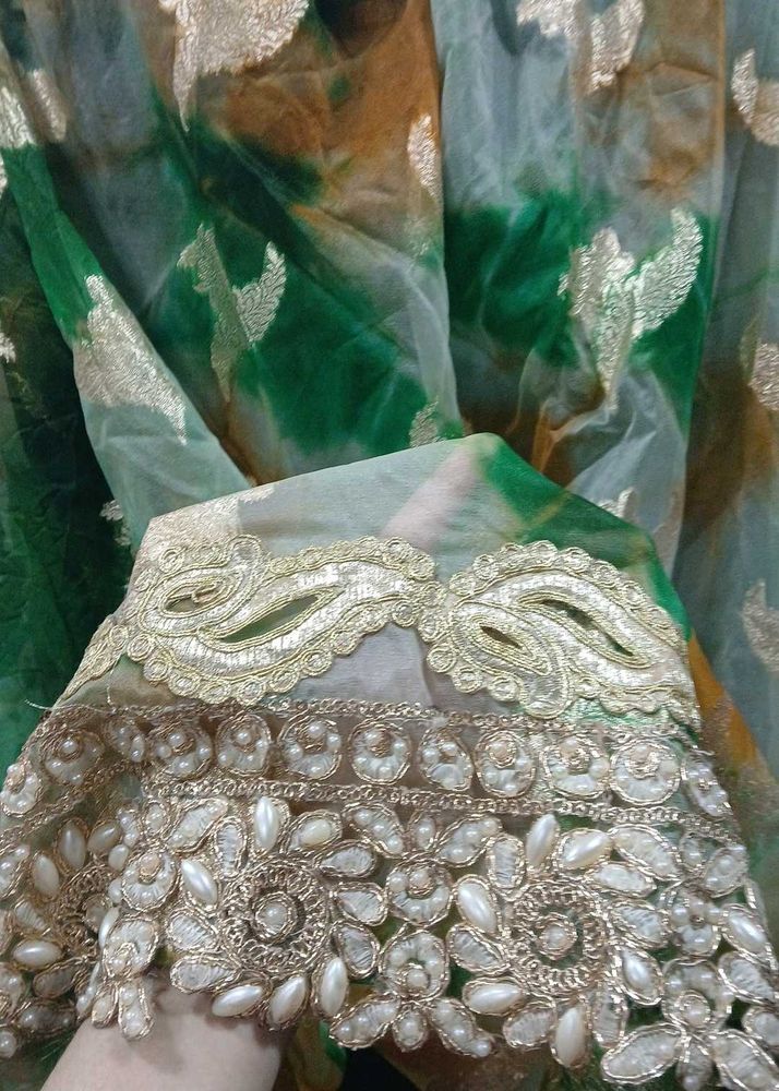 small frock with lehenga