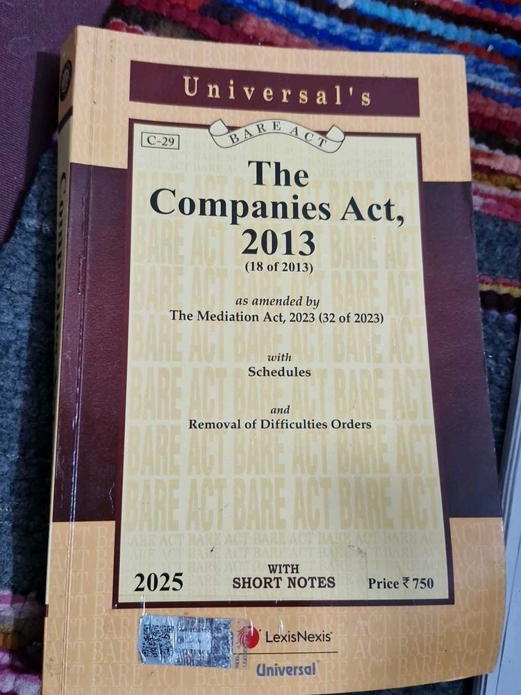 The Companies Act, 2013 Bare Act