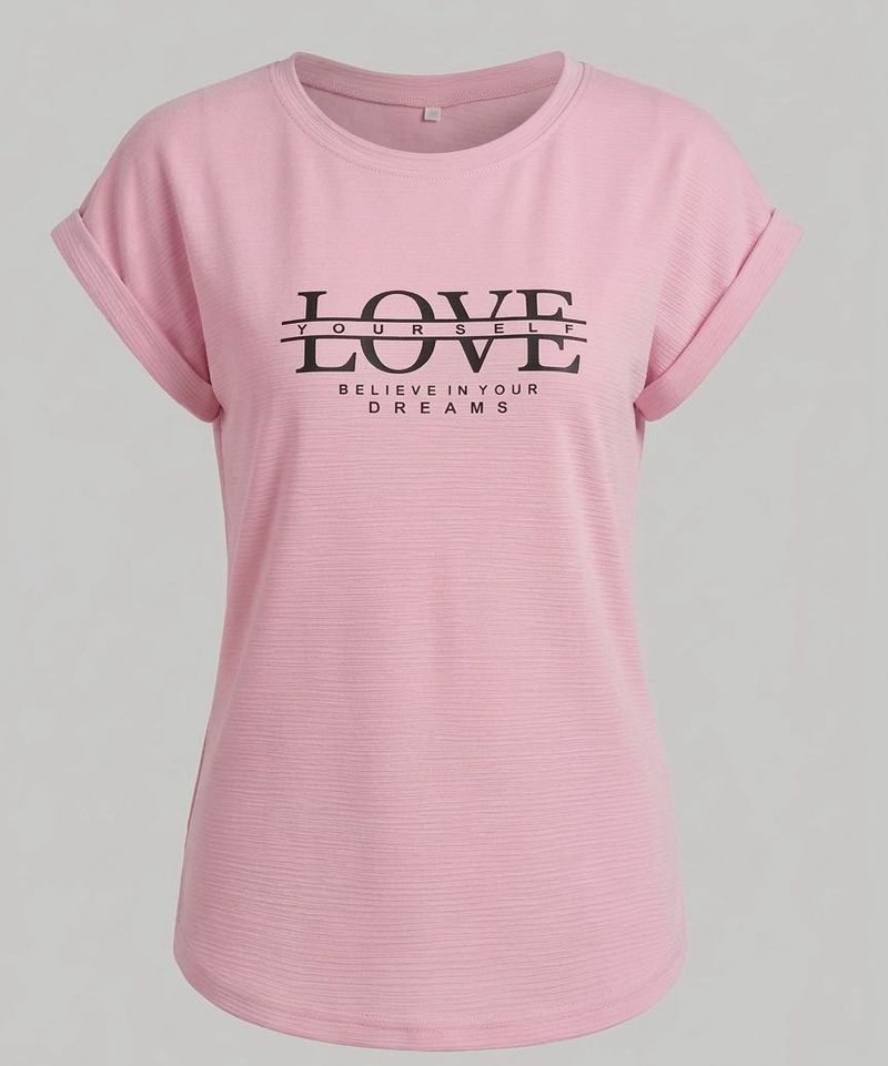 Pink Graphic T-Shirt