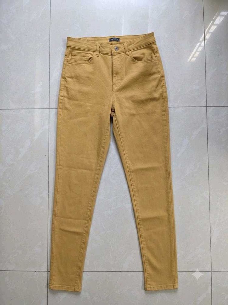Mustard Yellow Skinny Fit Jeans