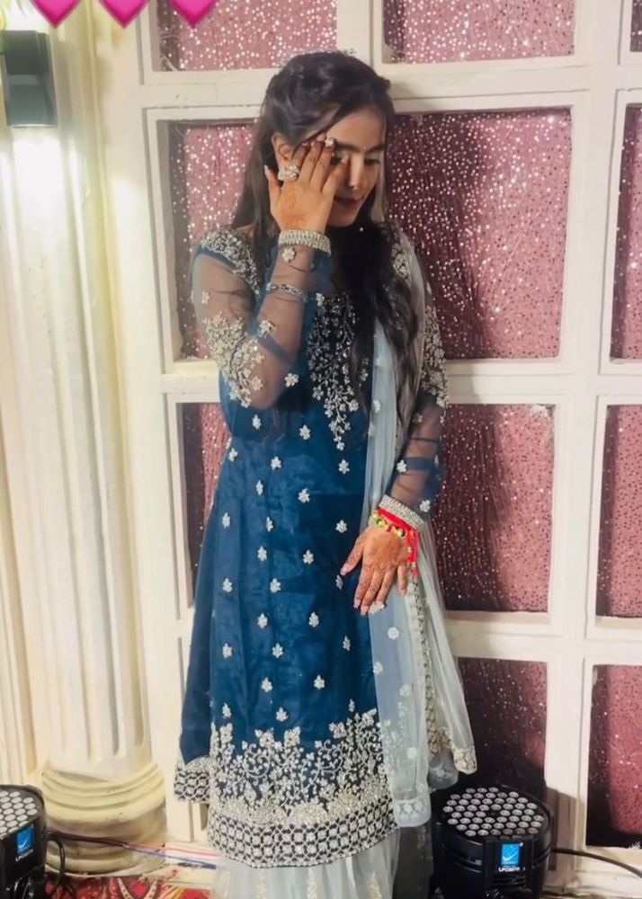 Elegant Blue Kurta Set with Dupatta