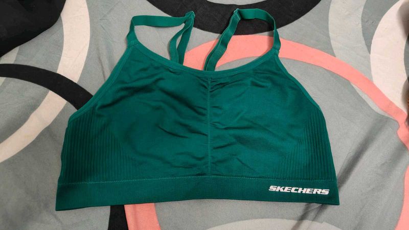 Unused Teal Skechers Sports Bra