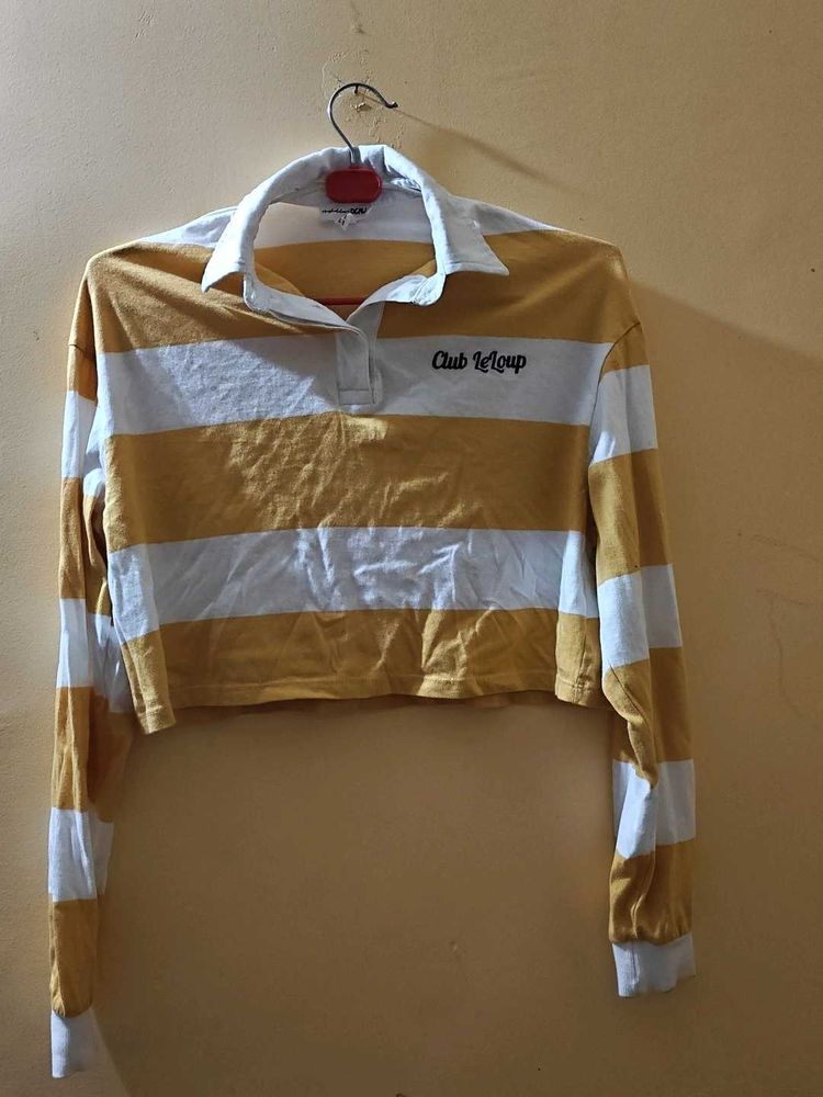 Striped Crop Top