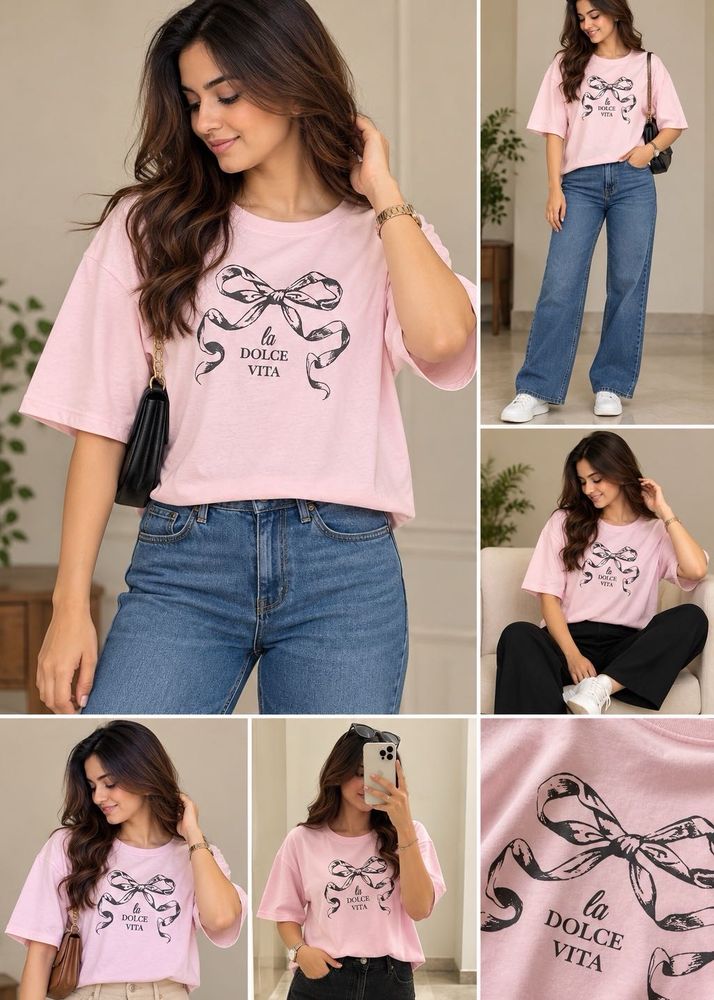 Pink 'La Dolce Vita' Tee