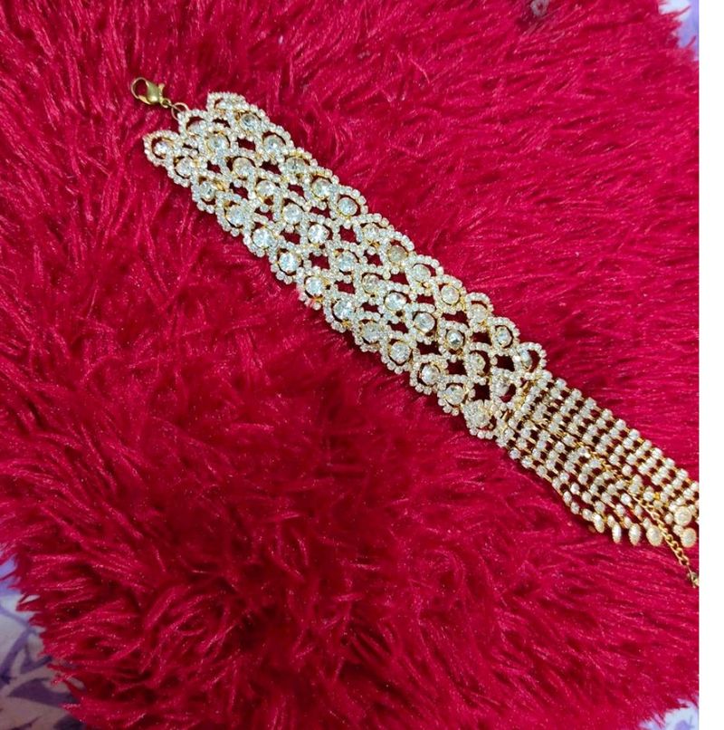 Diamond Bracelet With Latkan Very Beautiful 😻❤️