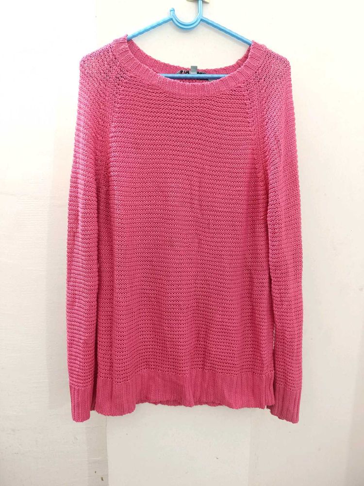 Pink Knit Sweater