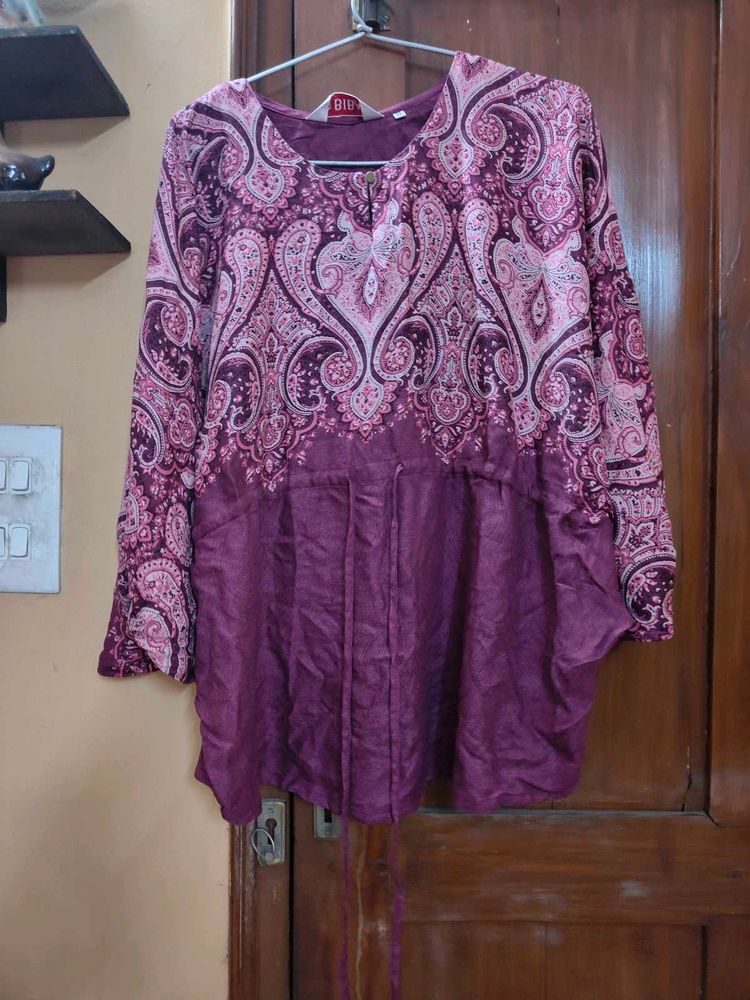 Biba Women Paisley Printed Kaftan Style Top