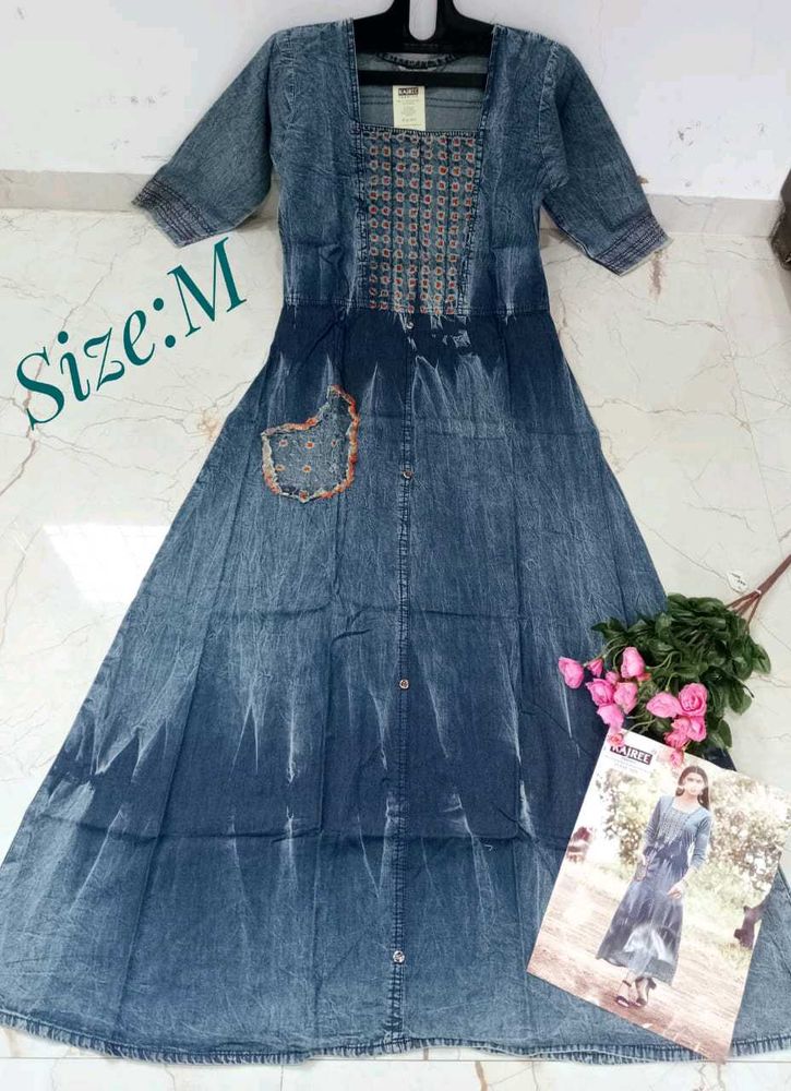 Denim Maxi Dress