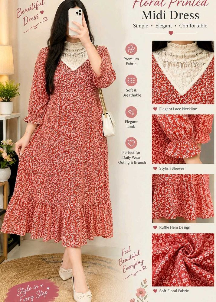 ❤️ Beautiful printed Dress❤️