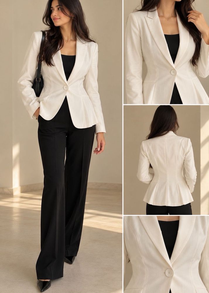 Elegant White Blazer