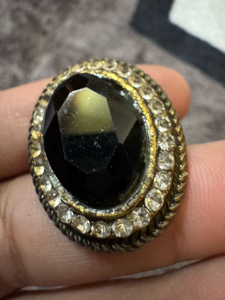 Black Statement Ring