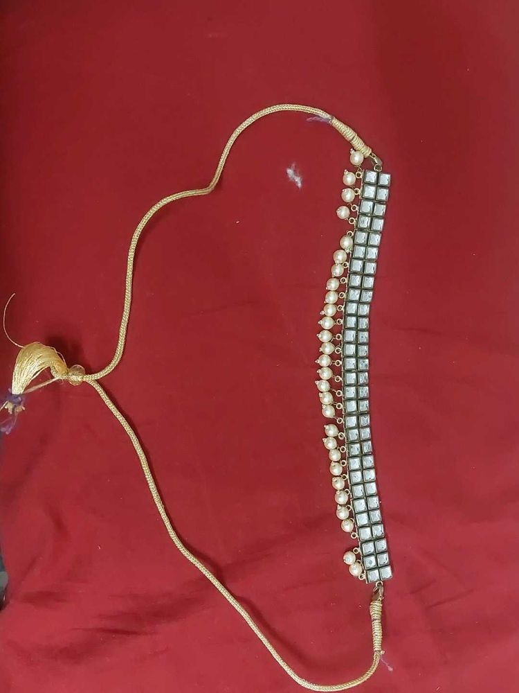 Elegant Kundan &amp; Pearl Necklace