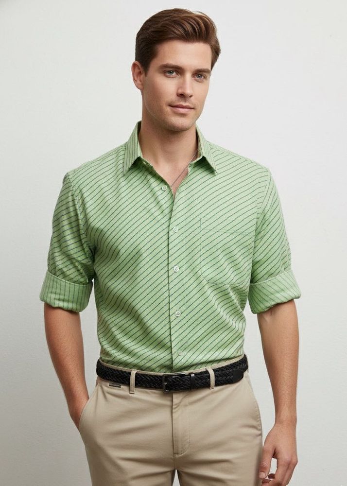 Striped Green Shirt