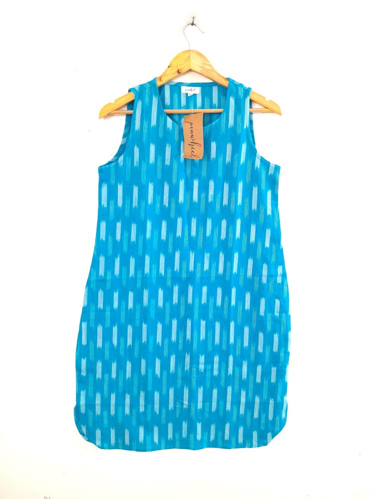 Sky Blue Casual Kurta (Women's)