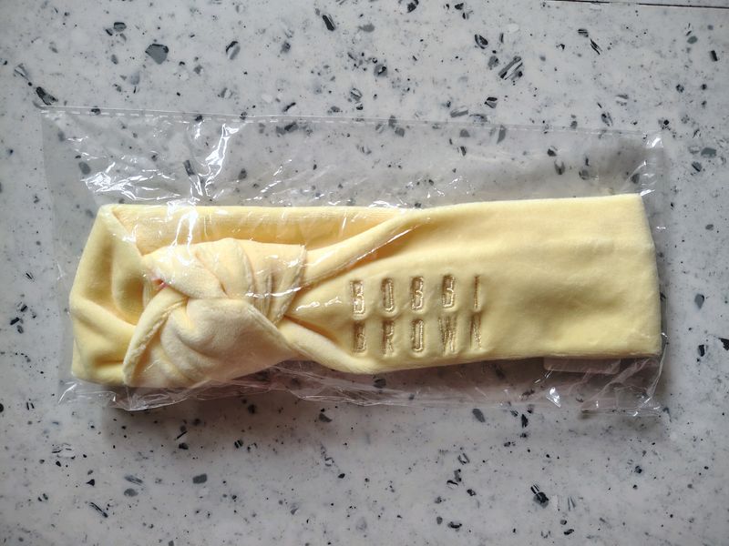 Bobbi Brown Yellow Twisted Headband