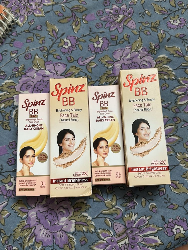 Spins Bb Cream And Face Talc Powder