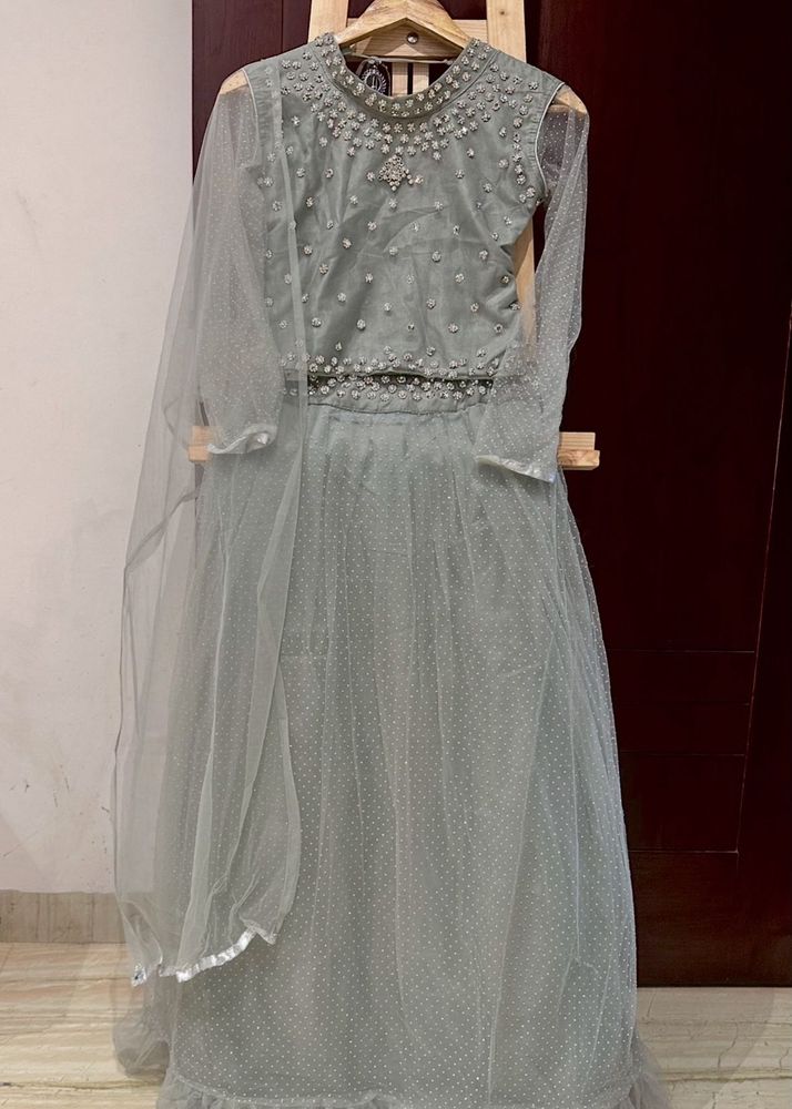 Beautiful Grey Lehenga Choli