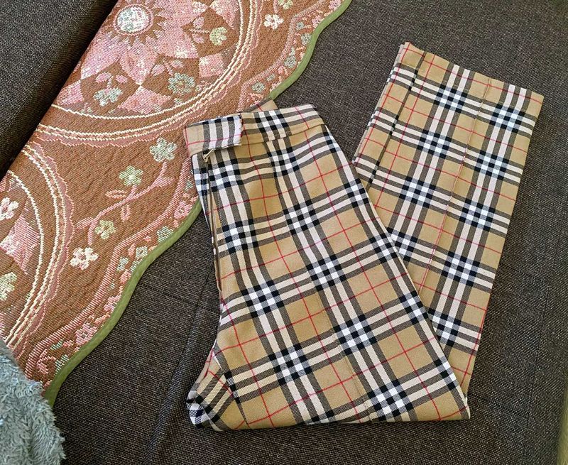 Classic Plaid Trousers