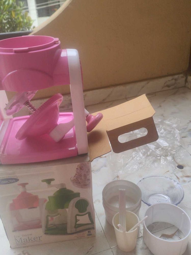 Pink Ice Cream Maker