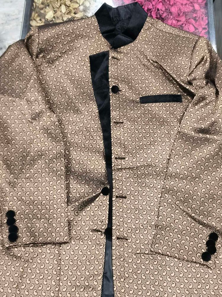Men's Ethnic Printed Jacket 🧥🧔🌟 sherwani
