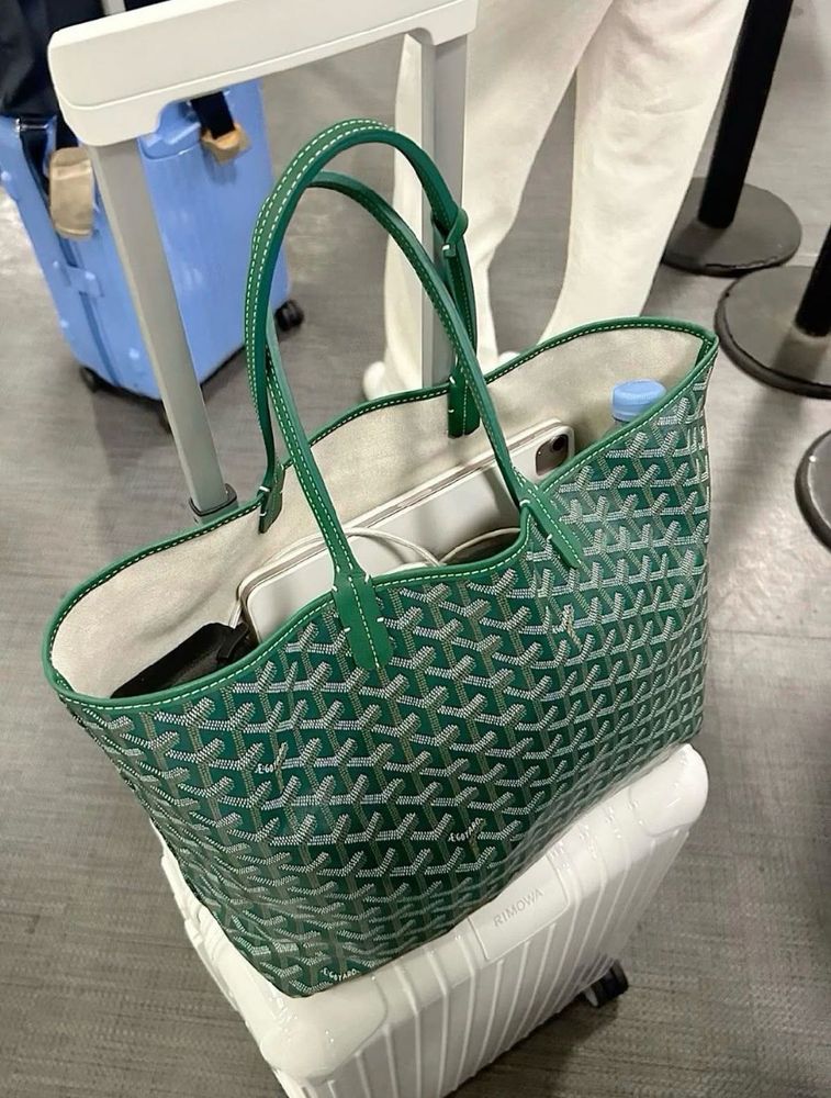 Goyard Saint Louis Tote Pm Green
