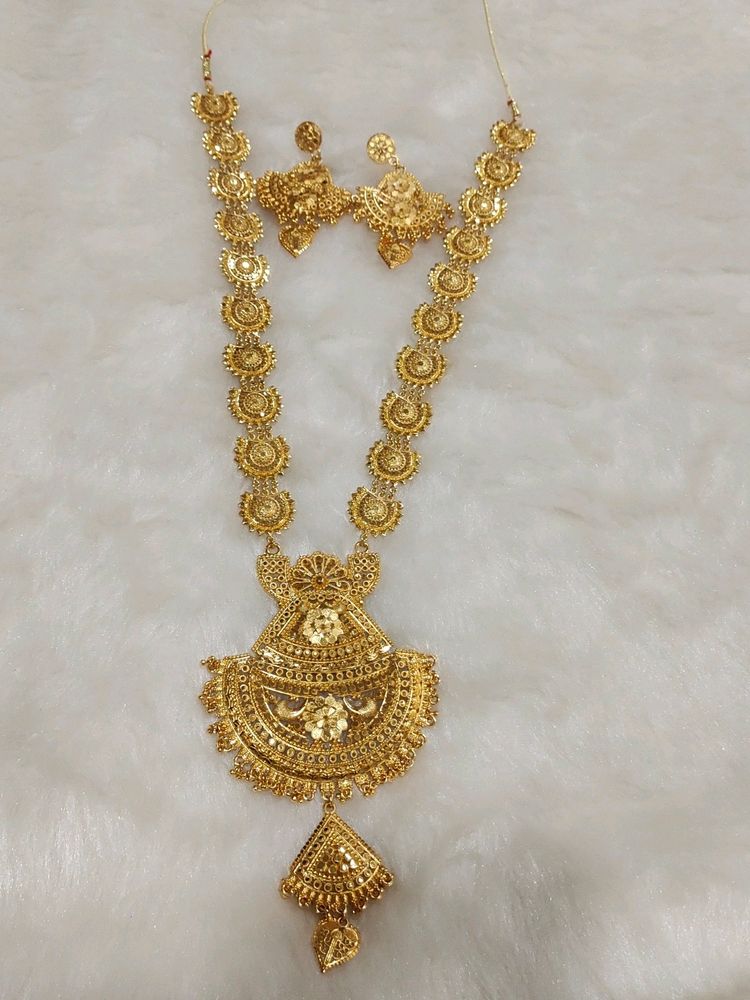 One Gram Gold Plated Necklace Set