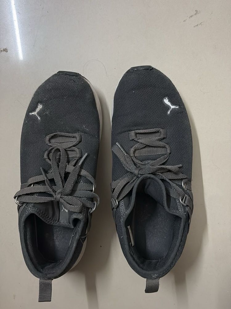 Puma Grey Running Shoes