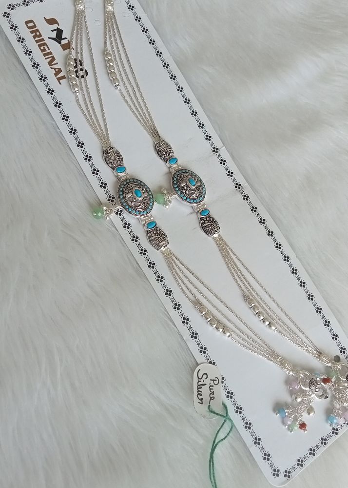 Pure Silver Payal💫 (wt:55.500g)