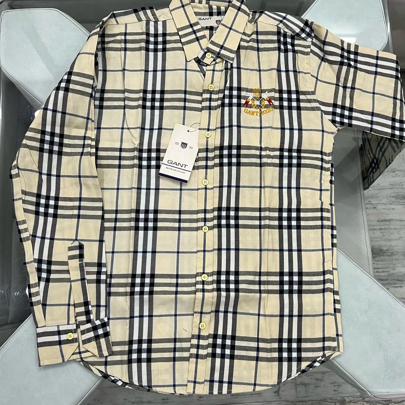 Mens Shirt Burberry Checks L XL SIZE