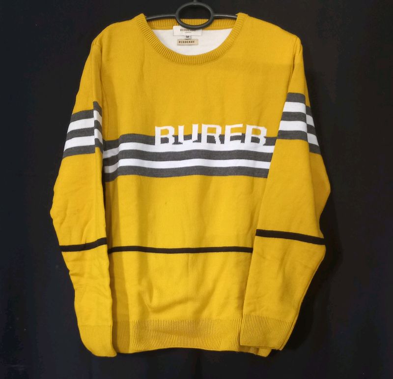 Retro Yellow Striped Sweater