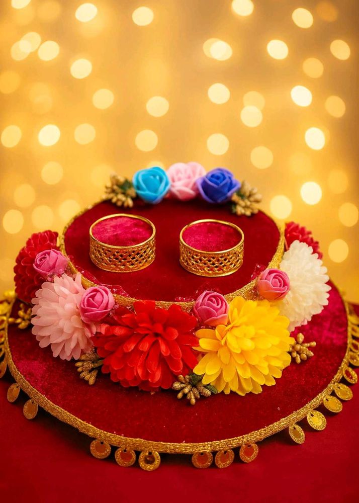 New Decorative Ring Ceremony Plate
