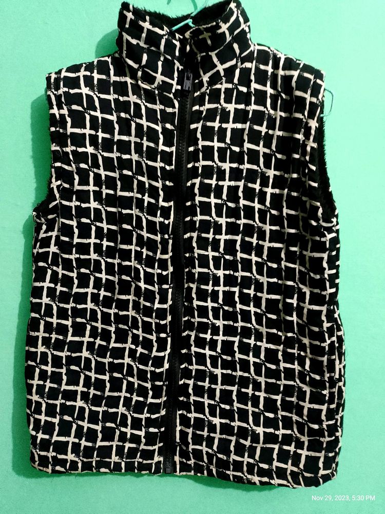Black Half Sleeve Jacket