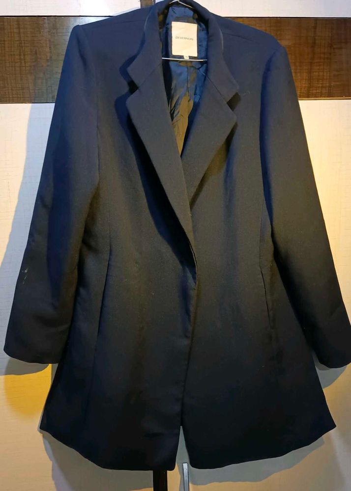 Elegant Improted Navy Blue Coat