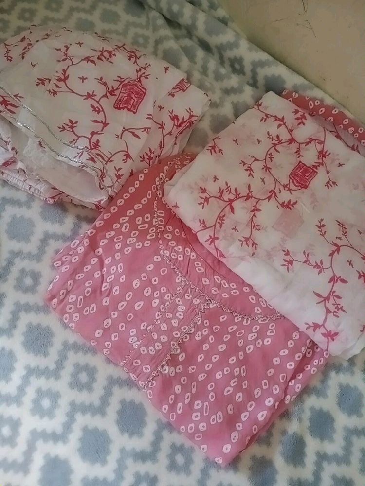 Kurti Skirt And Dupatta Set