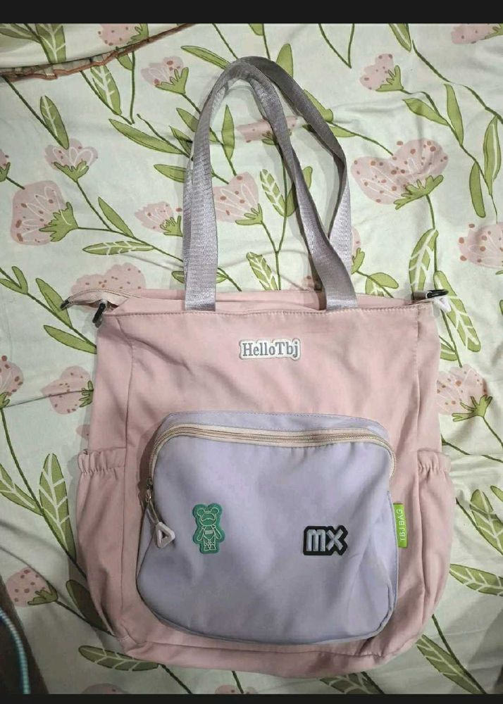 🔻PRICEDROP 🦄HelloTbj Pastel Pink Tote Bag