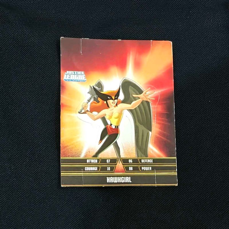 Dairy milk Justice League Hawkgirl Card 🧡