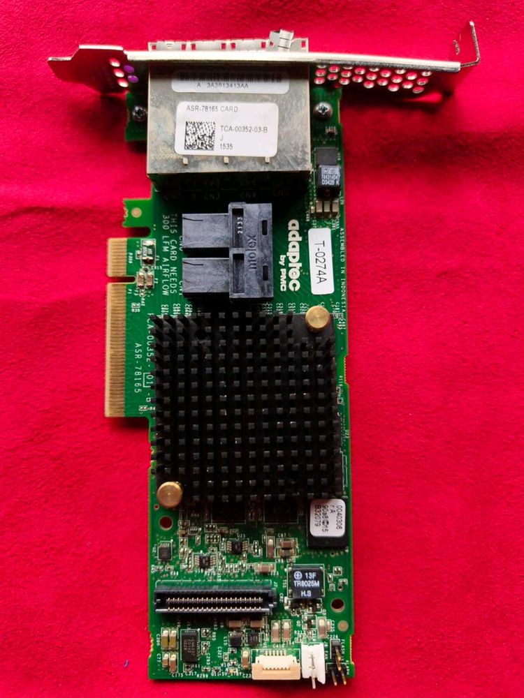 Adaptec ASR-78165 12Gb/s SAS/SATA RAID Controller