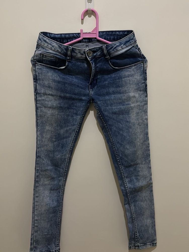 Stylish Acid Wash Jeans