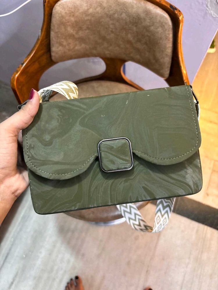 Clearance Sale green sling bag
