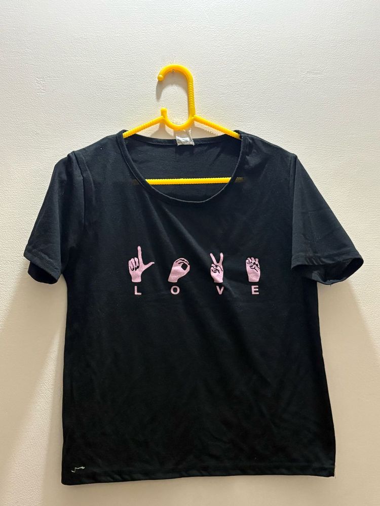 Black LOVE Graphic Tee